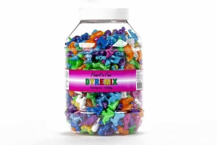Pearl`n fun Pärlor formade som djur, 1000g
