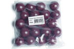 Träpärlor 35mm 20st, Aubergine