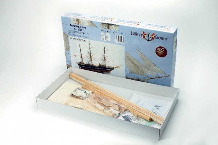 1:100 Fregatten Jylland limited editi -Wooden hull