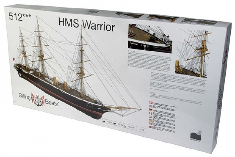 1:100 HMS Warrior -Wooden hull 1:100 HMS Warrior -Wooden hull