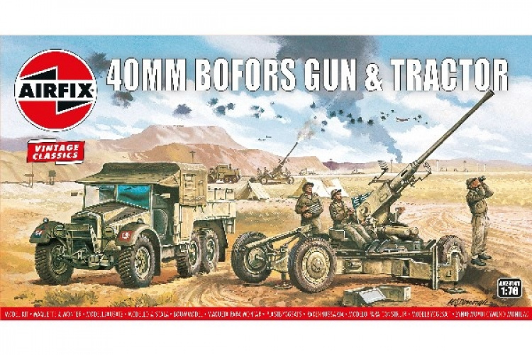 Airfix Bofors Gun & Tractor