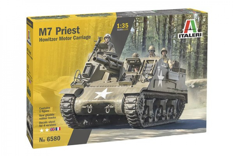 Italeri 1:35 M-7 \'Priest\' Self Propelled Howitzer