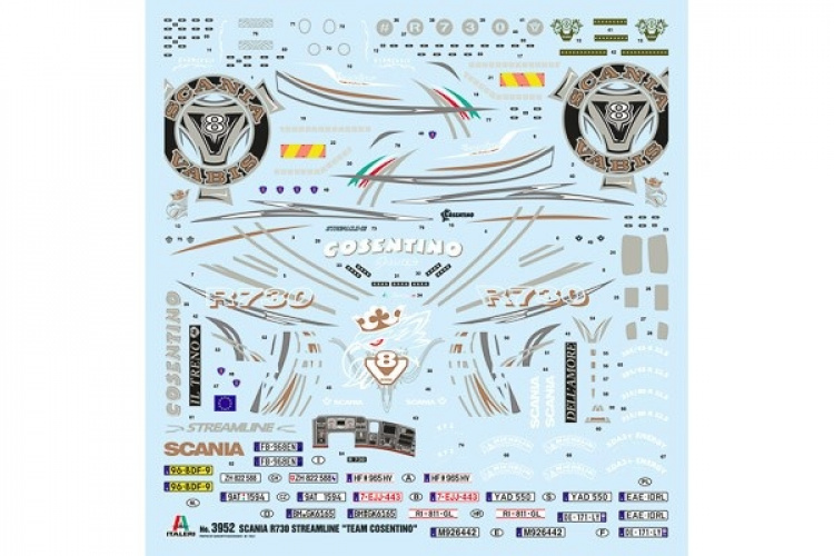 Italeri 1:24 Scania R730 Streamline Show Trucks