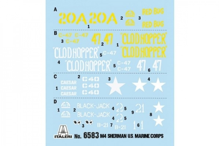 Italeri 1:35 M4A2 U.S. Marine Corps