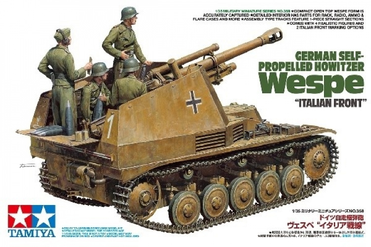 Tamiya 1/35 German Self-Propelled Howitzer Wespe \'Italian