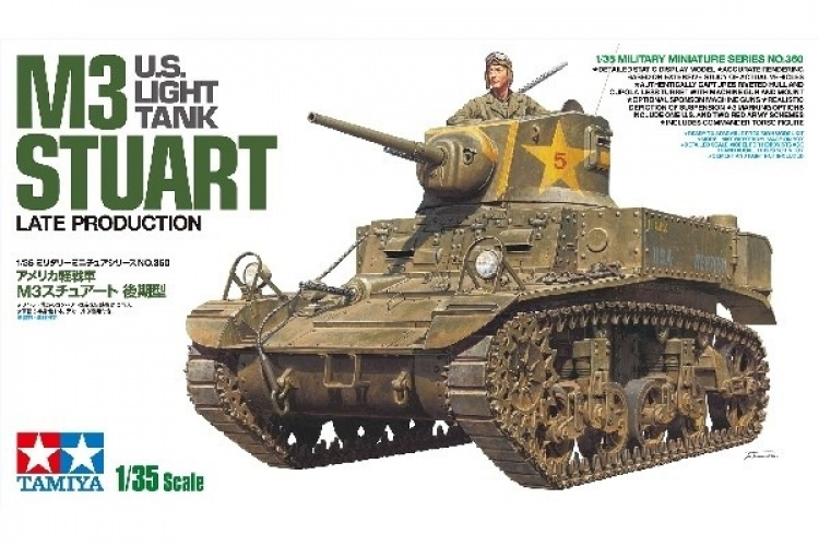 Tamiya 1/35 U.S. Light Tank M3 Stuart Late Production