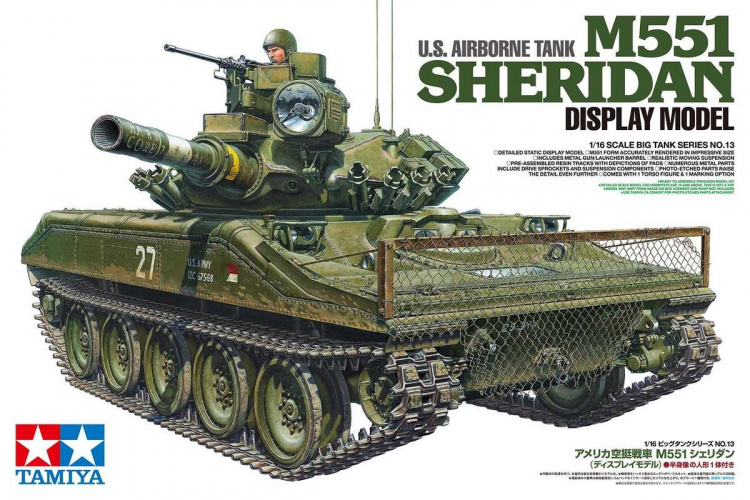 Tamiya 1:16 U.S. Airborne Tank M551 Sheridan