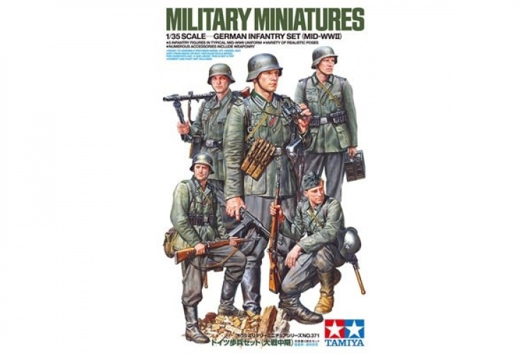 Tamiya 1:35 German Infantry Set (Mid-WWII)