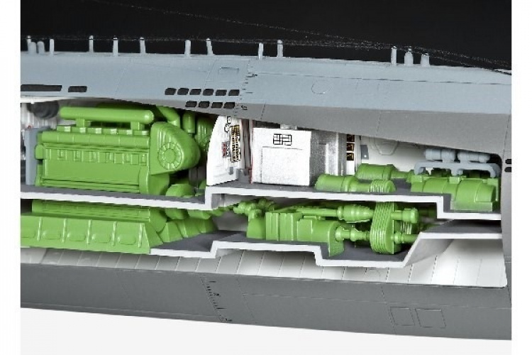 Revell U-Boat XXI Type w, Interieur