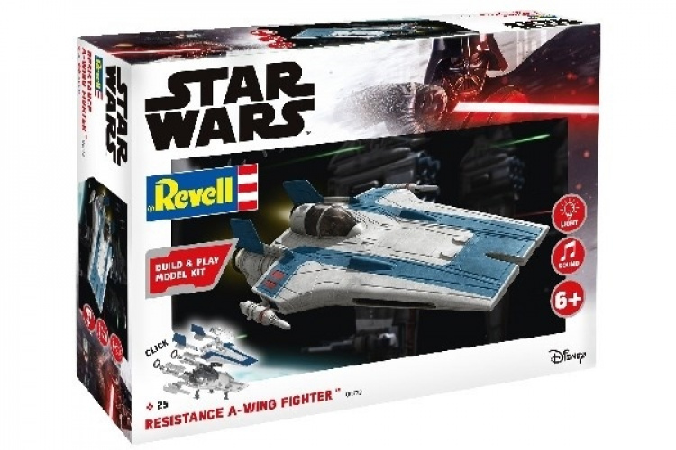 Revell 1:44 Weerstand A-wing Fighter, Blauw