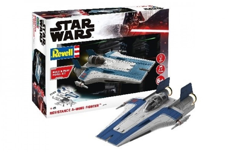 Revell 1:44 Weerstand A-wing Fighter, Blauw