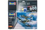 Revell 1:72 Model Set Combat Set Bf109G-10 & Spitfire Mk
