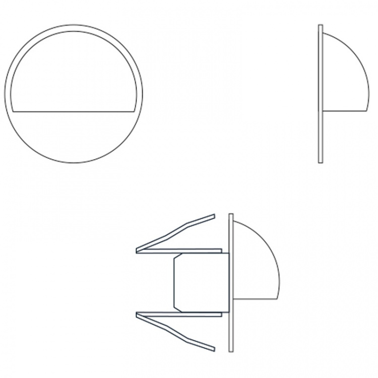 LightsOn Aries 4 lampor 10lm Ø3,5cm Sva