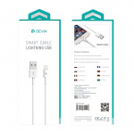 Devia Smart, Lightning-kabel (2,1A), 1m, Wit Devia Smart, Lightning-kabel (2,1A), 1m, Wit
