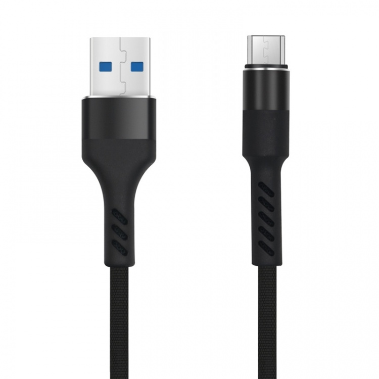 MXUC-01 microUSB-kabel (2A) snel opladen, zwart MXUC-01 microUSB-kabel (2A) snel opladen, zwart