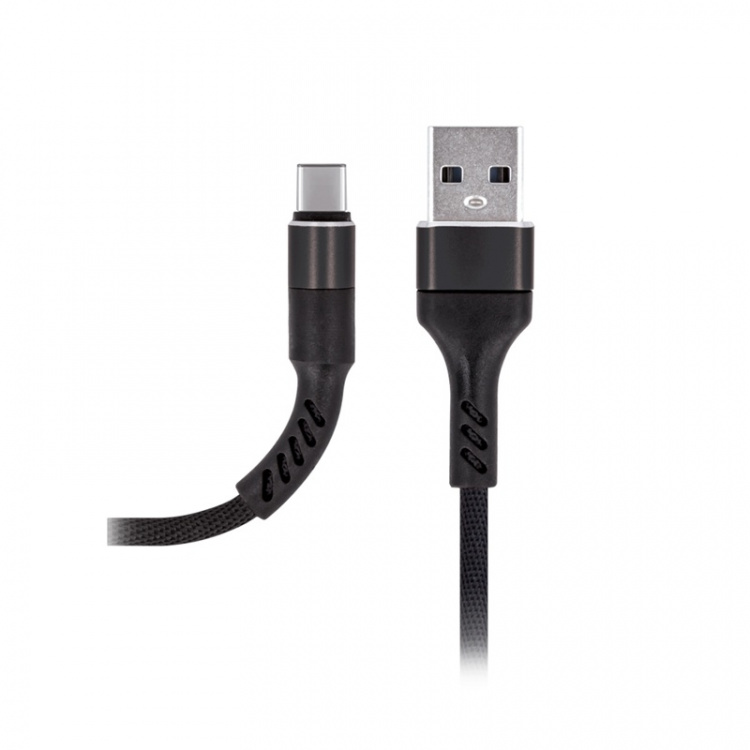 MXUC-01 USB-C kabel (2A) snel opladen, zwart MXUC-01 USB-C kabel (2A) snel opladen, zwart