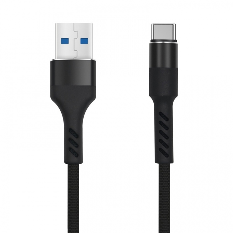 MXUC-01 USB-C kabel (2A) snel opladen, zwart MXUC-01 USB-C kabel (2A) snel opladen, zwart