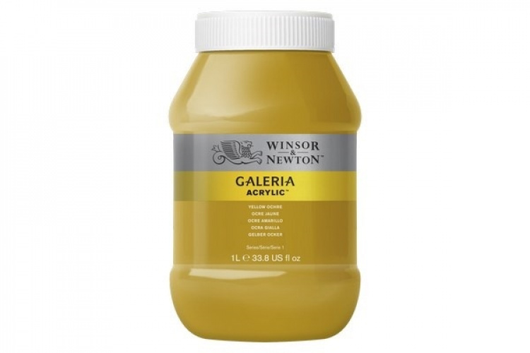Galeria Acrylic 1L Yellow Ochre 744 Galeria Acrylic 1L Yellow Ochre 744