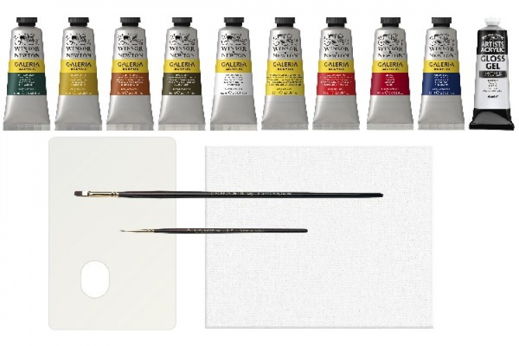 Galeria Acrylic Complete Painting set 9x60 ml Galeria Acrylic Complete Painting set 9x60 ml