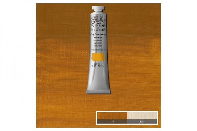 Prof Acrylic 200ML YELLOW OCHRE 744 Prof Acrylic 200ML YELLOW OCHRE 744