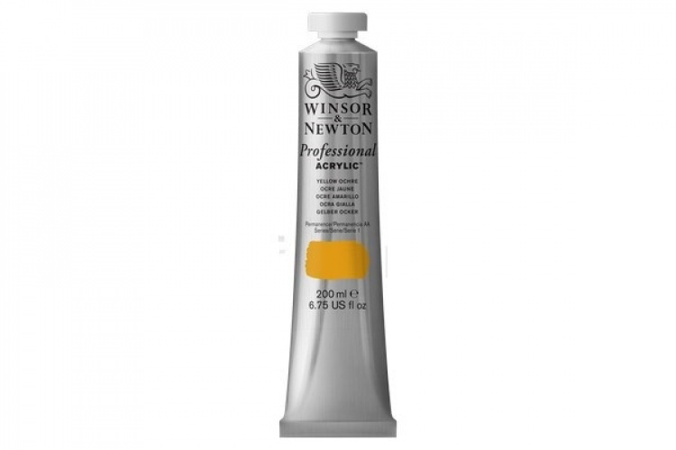 Prof Acrylic 200ML YELLOW OCHRE 744 Prof Acrylic 200ML YELLOW OCHRE 744