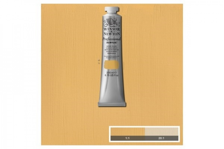 Prof Acrylic 200ML NAPLES YELLOW 422 Prof Acrylic 200ML NAPLES YELLOW 422