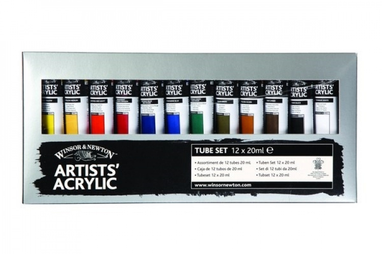 PROFESSIONAL ACRYLIC COLOUR Starter set 12x20 ml PROFESSIONAL ACRYLIC COLOUR Starter set 12x20 ml