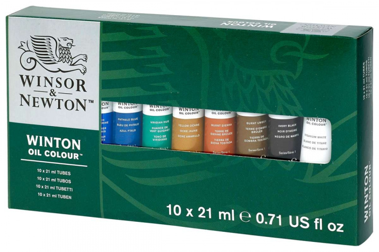 Winton Oil Color Tubset 10x21ml