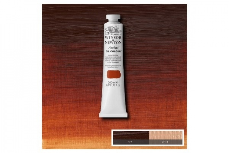 Artists Oil Col 200ML BURNT SIENNA 074
