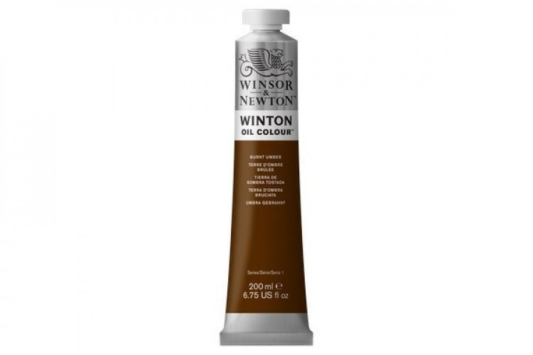 Winton Oil Col 200Ml (03) Burnt Umber 076 Winton Oil Col 200Ml (03) Burnt Umber 076