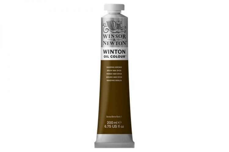 Winton Oil Col 200Ml (41) Vandyke Brown 676