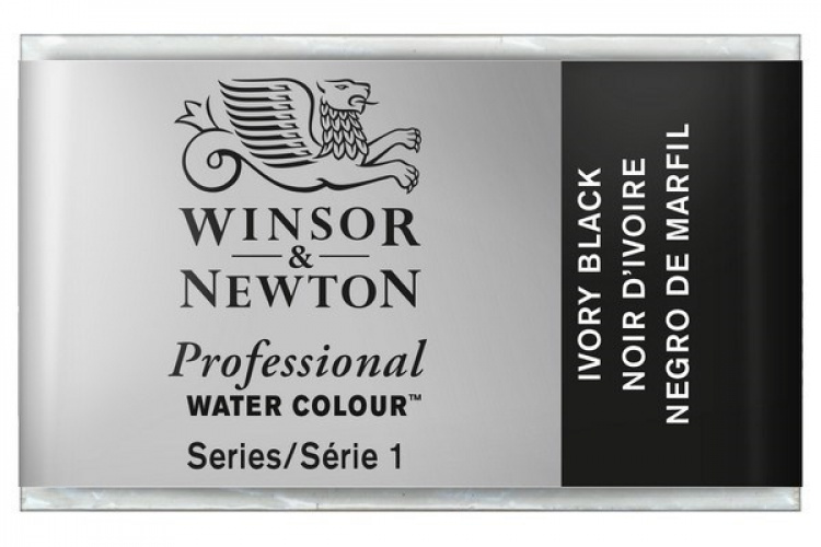 Prof Water Colour Pan/W Ivory Black 331 Prof Water Colour Pan/W Ivory Black 331