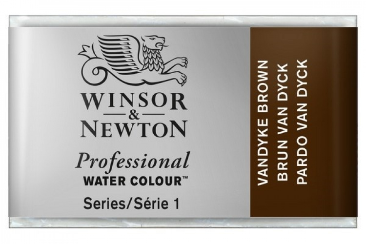 Prof Water Colour Pan/W Vandyke Brown 676