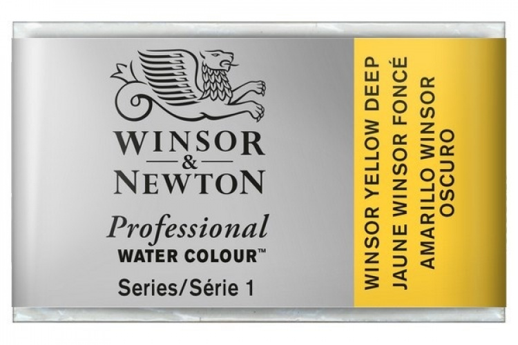 Prof Water Colour Pan/W Winsor Yell Dp 731