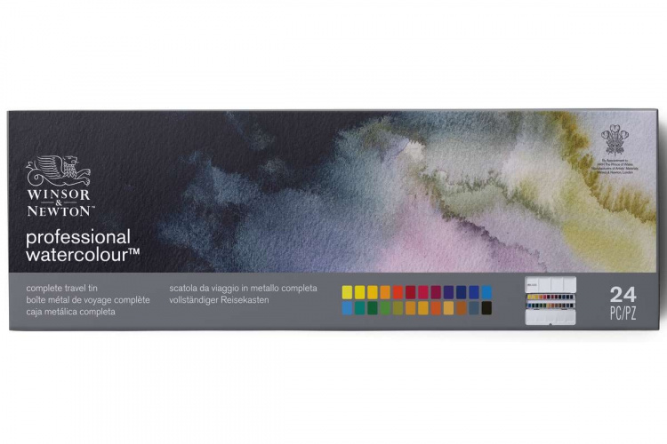 Professional Watercolour 24x½ pans