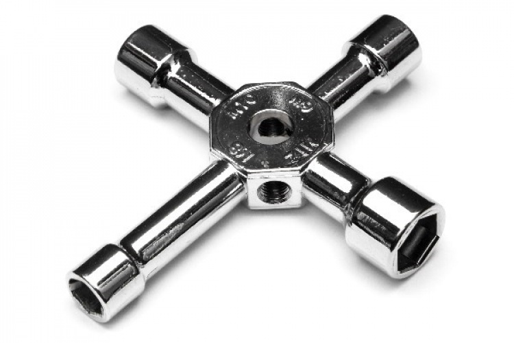 4 Way Glow Plug Wrench (Small)