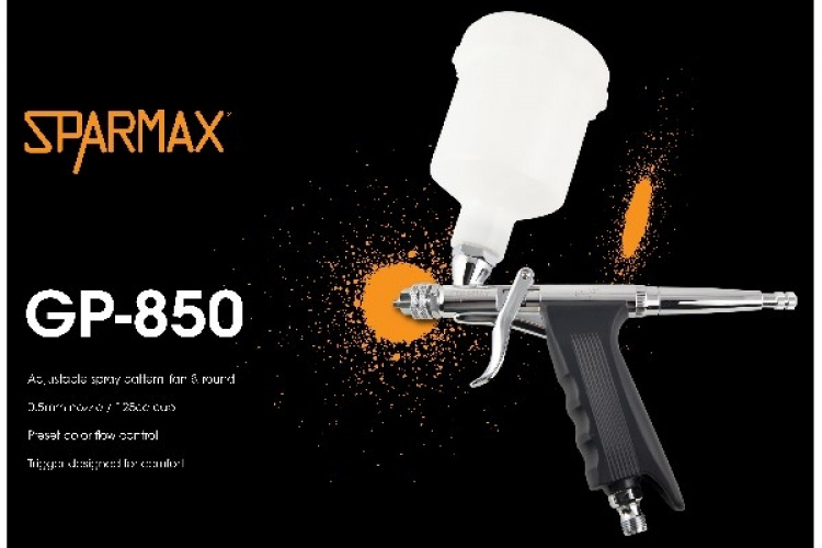 Spray Gun GP-850 0,5mm gravity feed 2mm+125ml