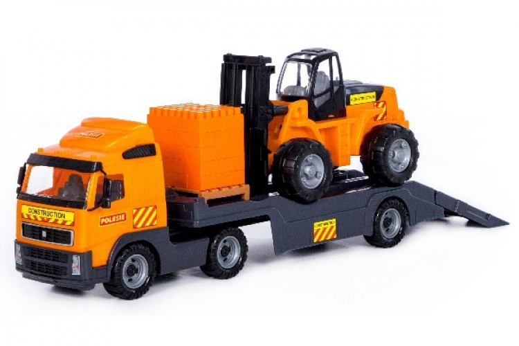 Volvo Lastbil med Gaffeltruck 750x230x345mm