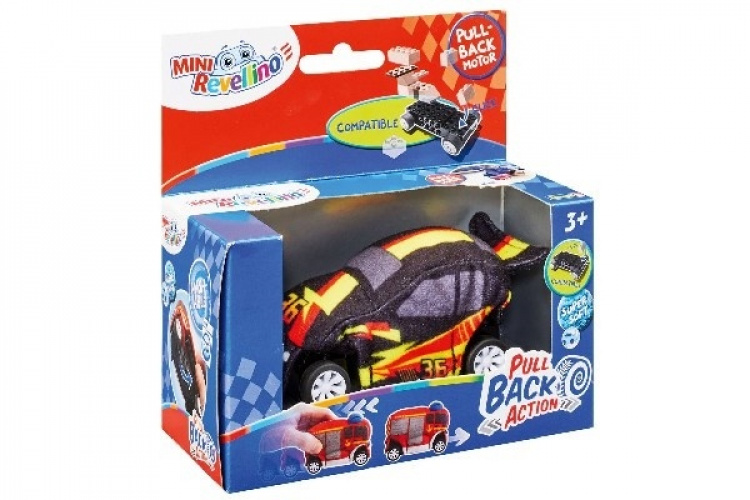 Mini Revellino Racing Car Pull, Svart