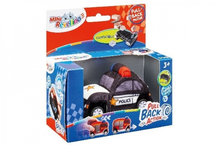 Mini Revellino Police Car pull back, Polisbil