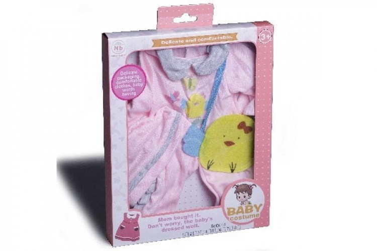 Sparkdräkt med hatt och väska till Miller Baby dockor