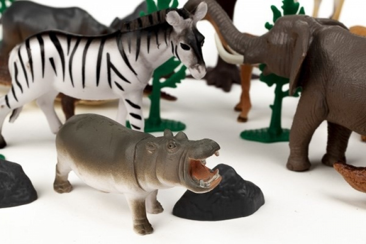 Animal planet 30st vilda djur i 3,2L behållare