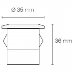 LightsOn Orion infälld spot 5st Svart LightsOn Orion infälld spot 5st Svart