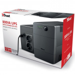 Trust Paxxon 800VA UPS 2st uttag Sch Trust Paxxon 800VA UPS 2st uttag Sch