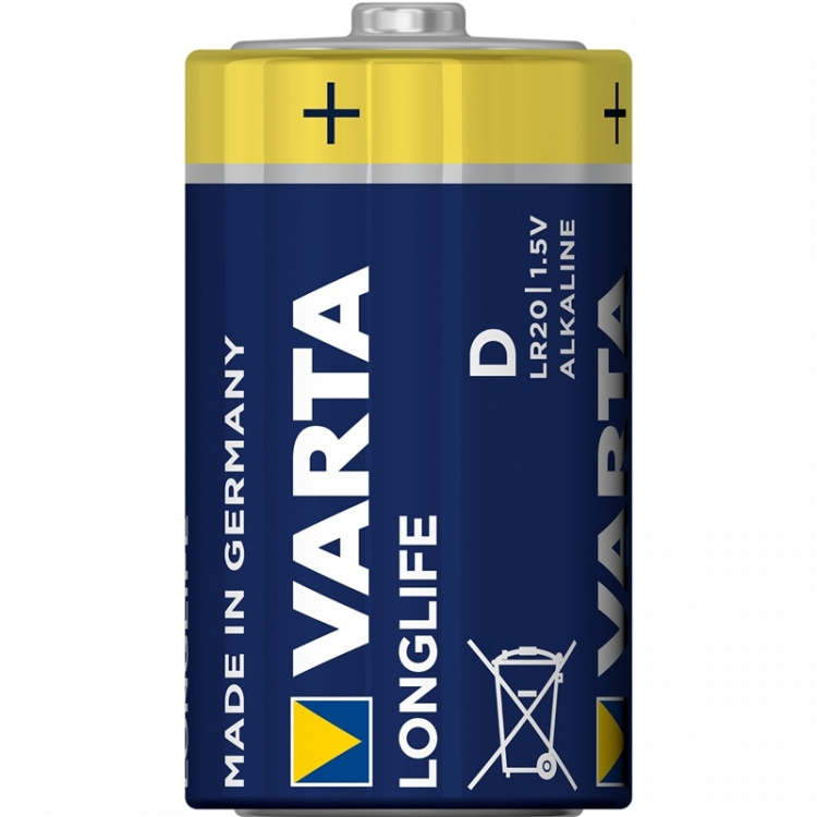 Varta Longlife D / LR20 batterij 2-pa