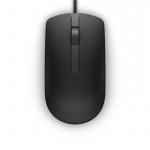 DELL MS116 datormöss Ambidextrous USB Type-A Optisk 1000 DPI