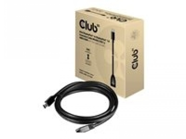 CLUB3D cac-1121 1 m Mini DisplayPort DisplayPort Svart