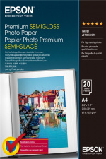 Epson Premium Semi-Gloss Photo Paper - A4 - 20 ark Epson Premium Semi-Gloss Photo Paper - A4 - 20 ark