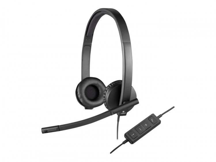 Logitech H570e Headset Huvudband Svart