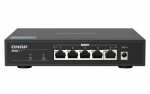QNAP QSW-1105-5T nätverksswitchar Ohanterad Gigabit Ethernet (10/100/1000) Svart
